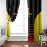 Uganda Rugby Custom Window Curtain Go Cranes