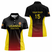 Uganda Rugby Custom Women Polo Shirt Go Cranes
