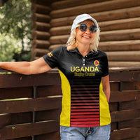 Uganda Rugby Custom Women Polo Shirt Go Cranes