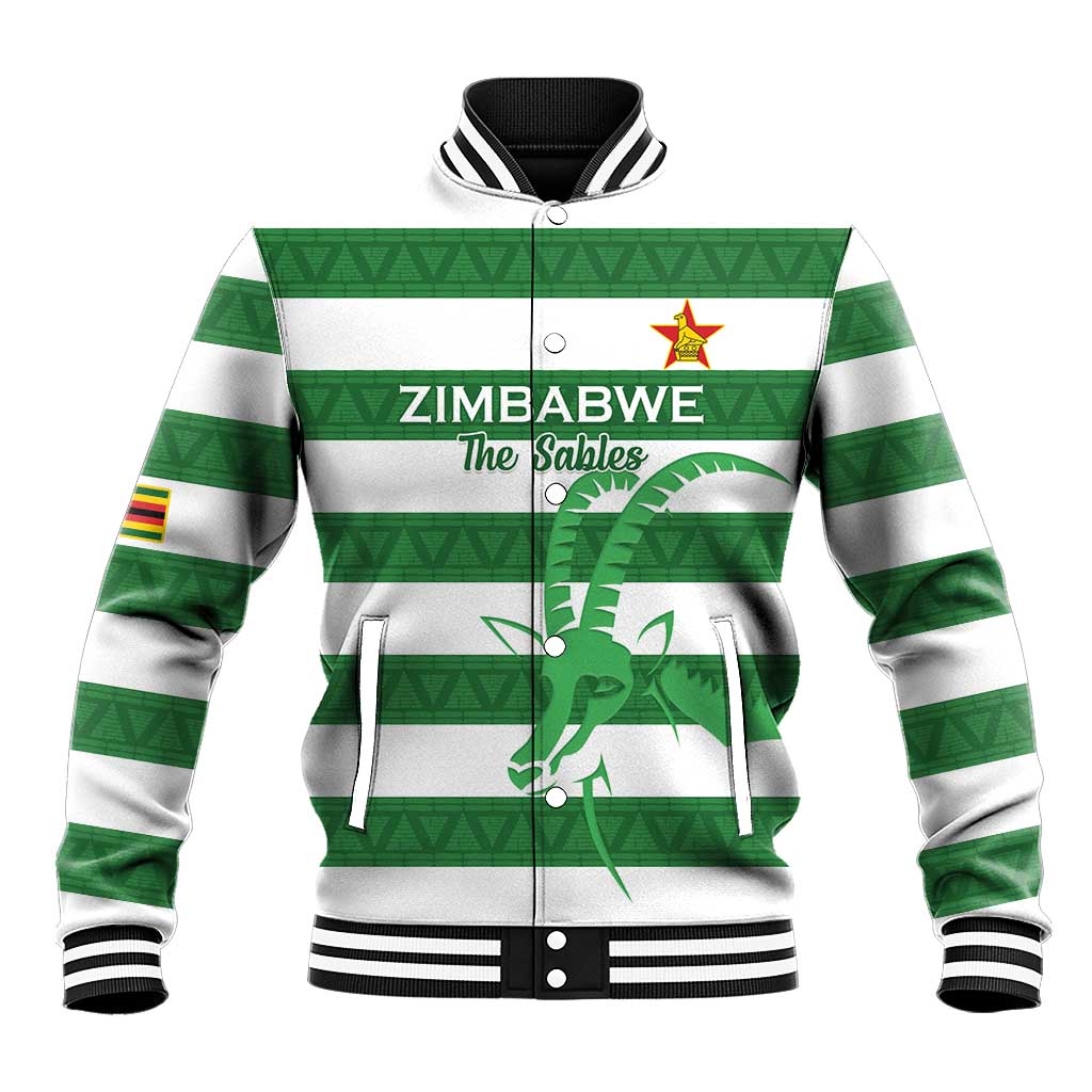 Zimbabwe Rugby Custom Baseball Jacket Go Sables Go