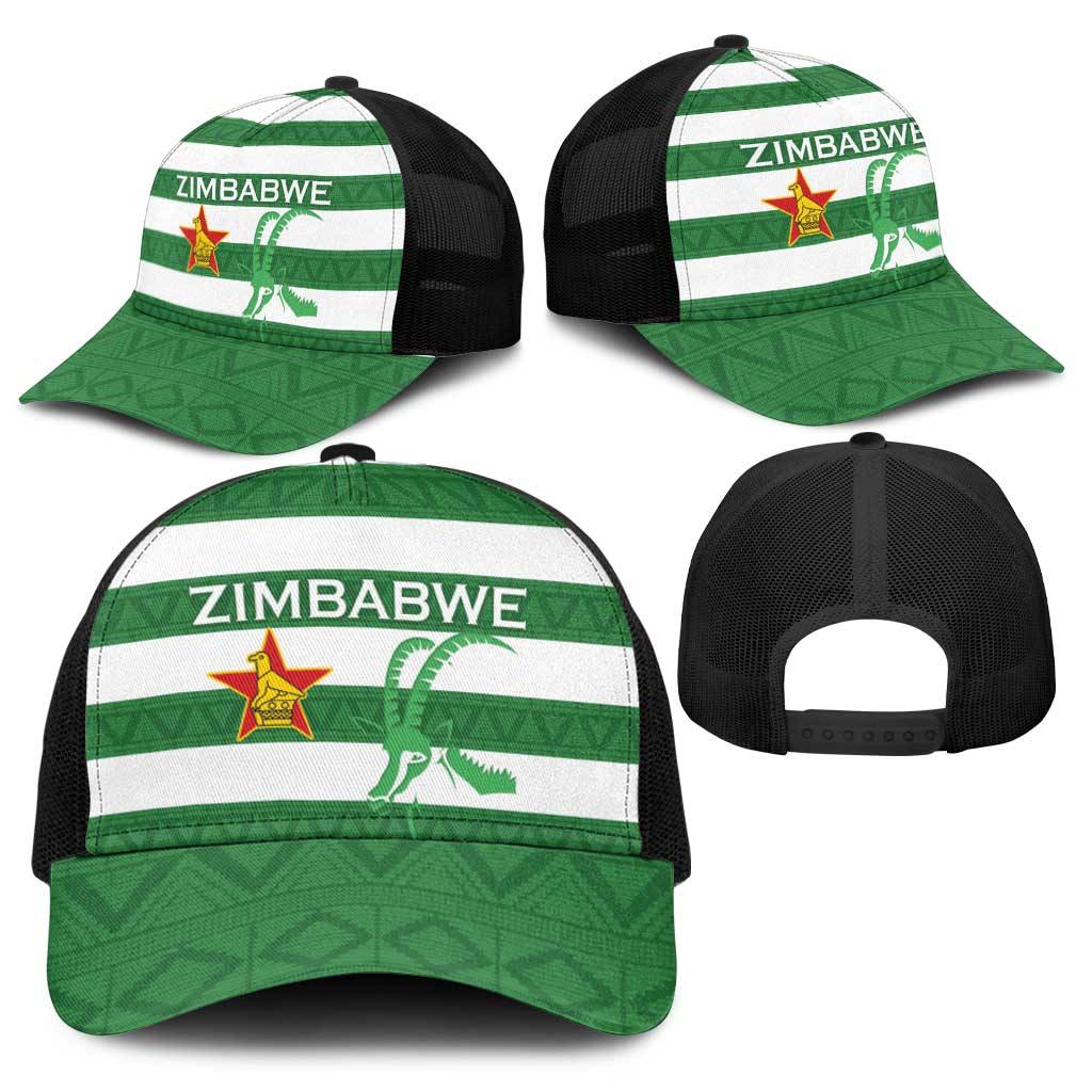 Zimbabwe Rugby Baseball Net Cap Go Sables Go - Wonder Print Shop