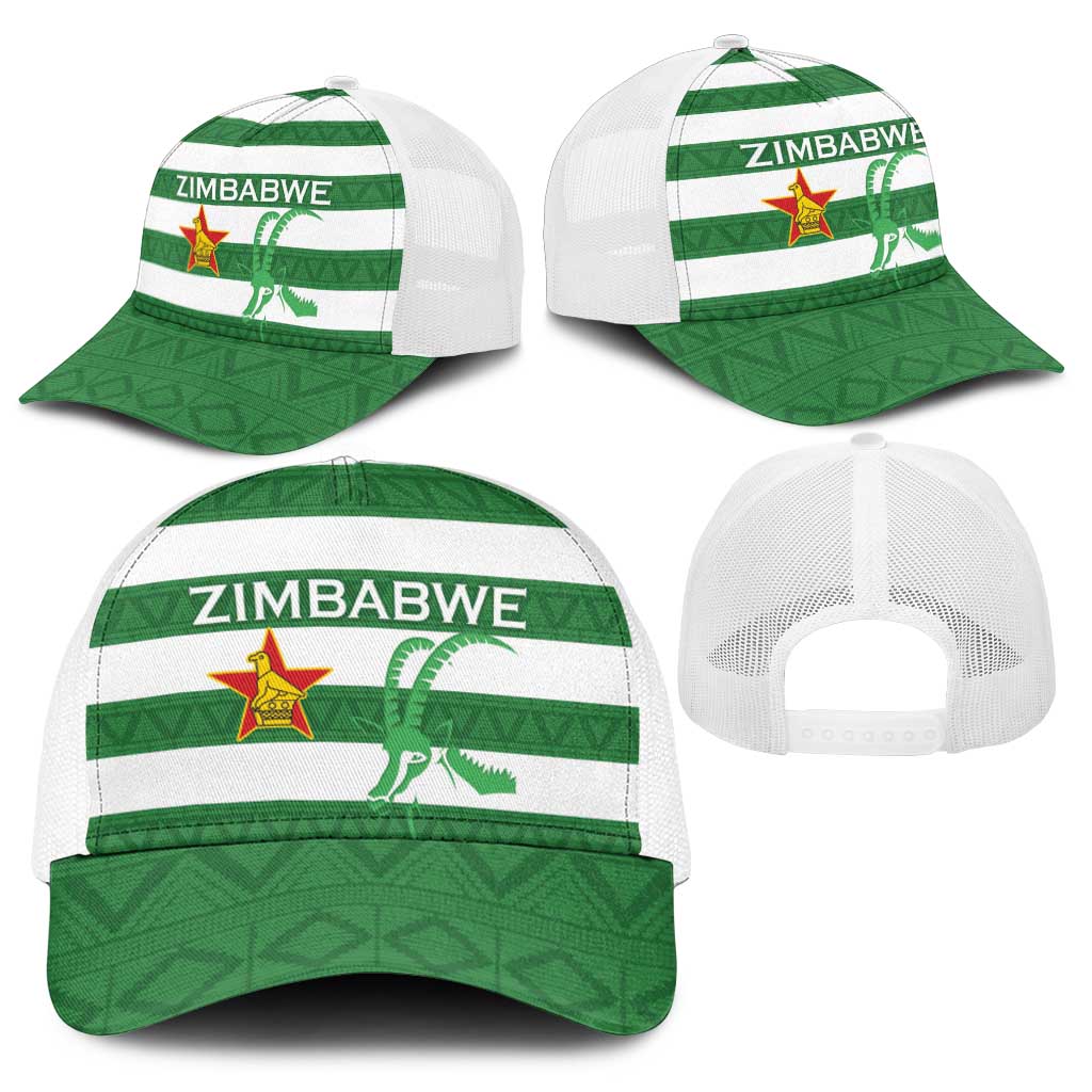 Zimbabwe Rugby Baseball Net Cap Go Sables Go - Wonder Print Shop
