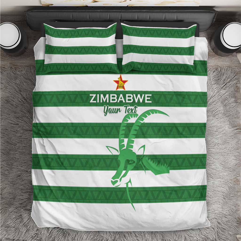 Zimbabwe Rugby Custom Bedding Set Go Sables Go