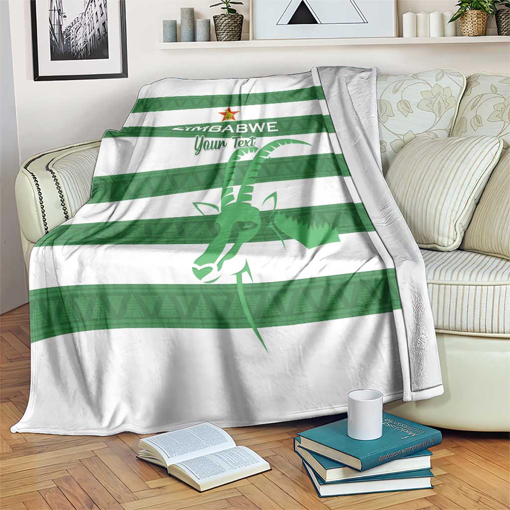 Zimbabwe Rugby Custom Blanket Go Sables Go