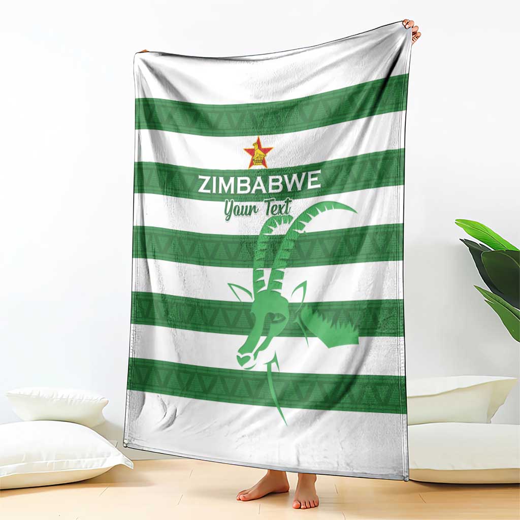 Zimbabwe Rugby Custom Blanket Go Sables Go