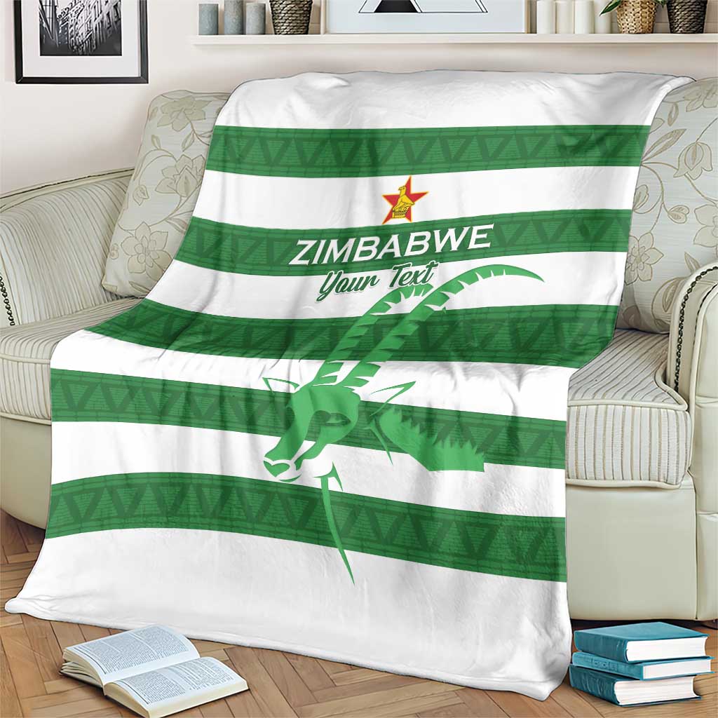 Zimbabwe Rugby Custom Blanket Go Sables Go