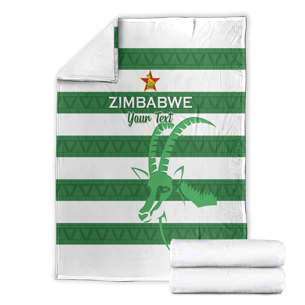 Zimbabwe Rugby Custom Blanket Go Sables Go