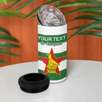 Zimbabwe Rugby Custom 4 in 1 Can Cooler Tumbler Go Sables Go