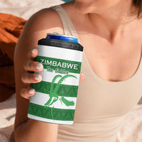 Zimbabwe Rugby Custom 4 in 1 Can Cooler Tumbler Go Sables Go