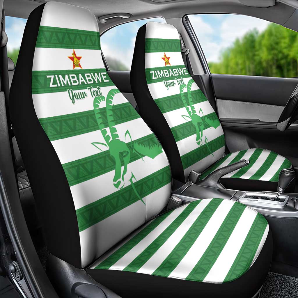 Zimbabwe Rugby Custom Car Seat Cover Go Sables Go