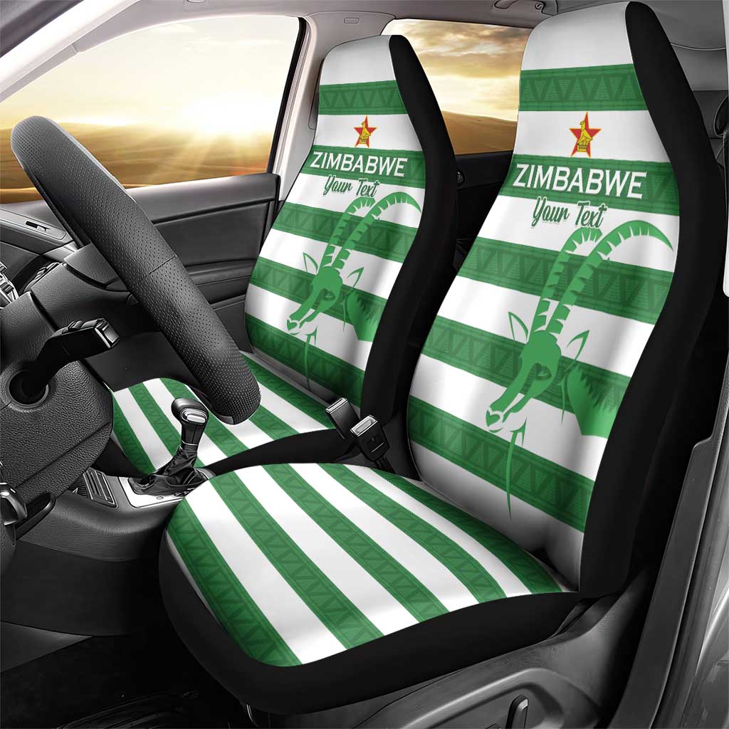 Zimbabwe Rugby Custom Car Seat Cover Go Sables Go