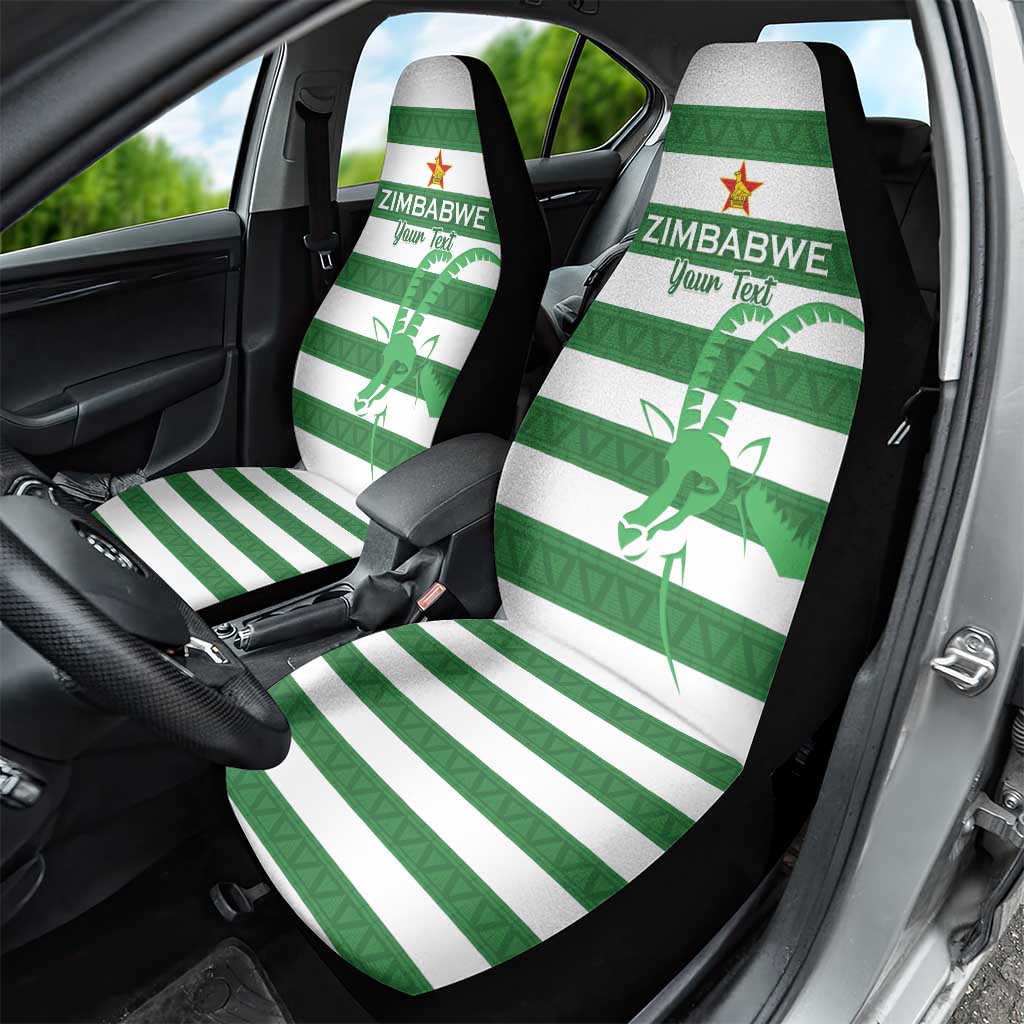 Zimbabwe Rugby Custom Car Seat Cover Go Sables Go