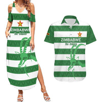 Zimbabwe Rugby Custom Couples Matching Summer Maxi Dress and Hawaiian Shirt Go Sables Go