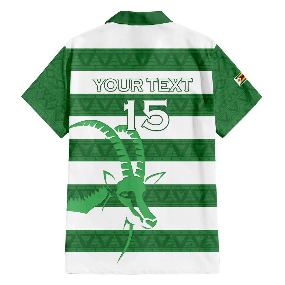 Zimbabwe Rugby Custom Family Matching Off The Shoulder Long Sleeve Dress and Hawaiian Shirt Go Sables Go