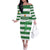 Zimbabwe Rugby Custom Family Matching Off The Shoulder Long Sleeve Dress and Hawaiian Shirt Go Sables Go