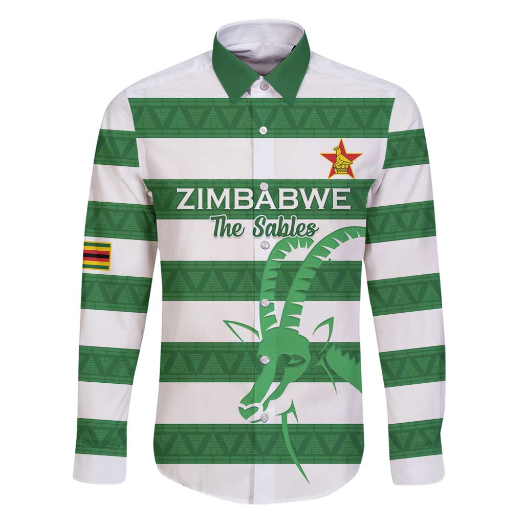 Zimbabwe Rugby Custom Family Matching Puletasi and Hawaiian Shirt Go Sables Go
