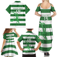 Zimbabwe Rugby Custom Family Matching Summer Maxi Dress and Hawaiian Shirt Go Sables Go