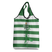 Zimbabwe Rugby Custom Grocery Bag Go Sables Go