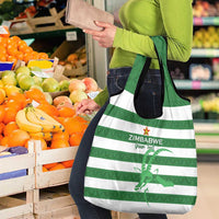 Zimbabwe Rugby Custom Grocery Bag Go Sables Go