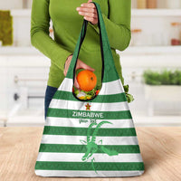 Zimbabwe Rugby Custom Grocery Bag Go Sables Go