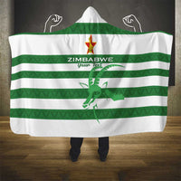 Zimbabwe Rugby Custom Hooded Blanket Go Sables Go