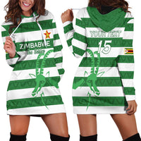 Zimbabwe Rugby Custom Hoodie Dress Go Sables Go
