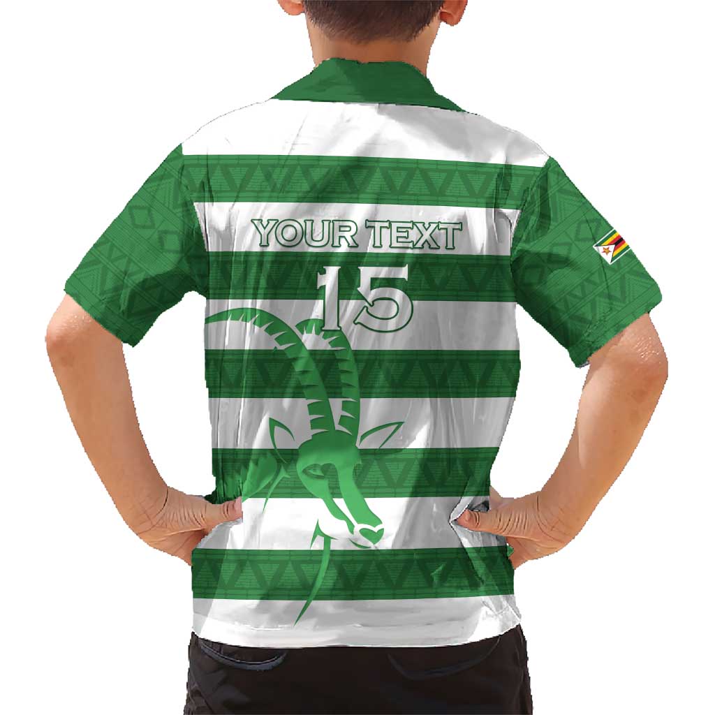 Zimbabwe Rugby Custom Kid Hawaiian Shirt Go Sables Go