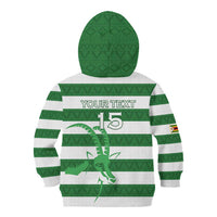 Zimbabwe Rugby Custom Kid Hoodie Go Sables Go