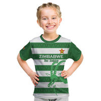 Zimbabwe Rugby Custom Kid T Shirt Go Sables Go