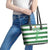 Zimbabwe Rugby Custom Leather Tote Bag Go Sables Go