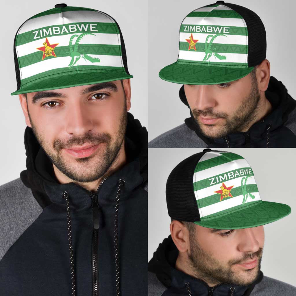 Zimbabwe Rugby Mesh Trucker Cap Go Sables Go - Wonder Print Shop