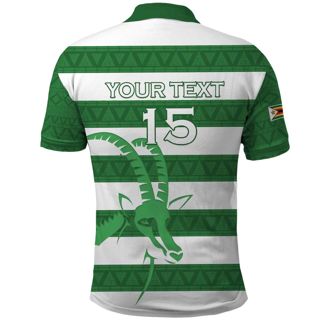 Zimbabwe Rugby Custom Polo Shirt Go Sables Go