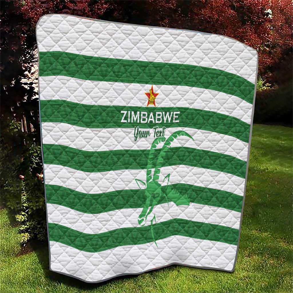 Zimbabwe Rugby Custom Quilt Go Sables Go