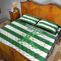 Zimbabwe Rugby Custom Quilt Bed Set Go Sables Go