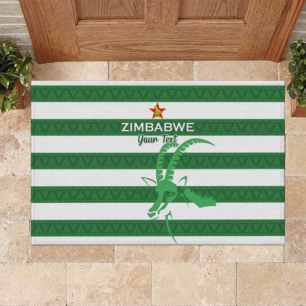 Zimbabwe Rugby Custom Rubber Doormat Go Sables Go