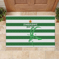 Zimbabwe Rugby Custom Rubber Doormat Go Sables Go