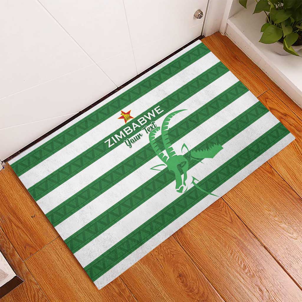 Zimbabwe Rugby Custom Rubber Doormat Go Sables Go