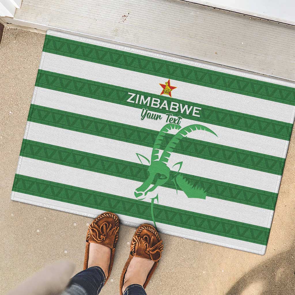 Zimbabwe Rugby Custom Rubber Doormat Go Sables Go