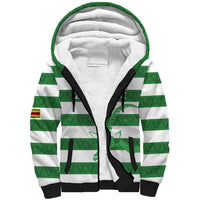 Zimbabwe Rugby Custom Sherpa Hoodie Go Sables Go