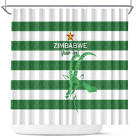 Zimbabwe Rugby Custom Shower Curtain Go Sables Go