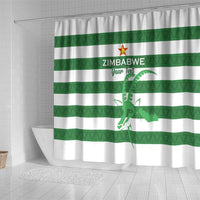Zimbabwe Rugby Custom Shower Curtain Go Sables Go