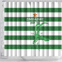 Zimbabwe Rugby Custom Shower Curtain Go Sables Go