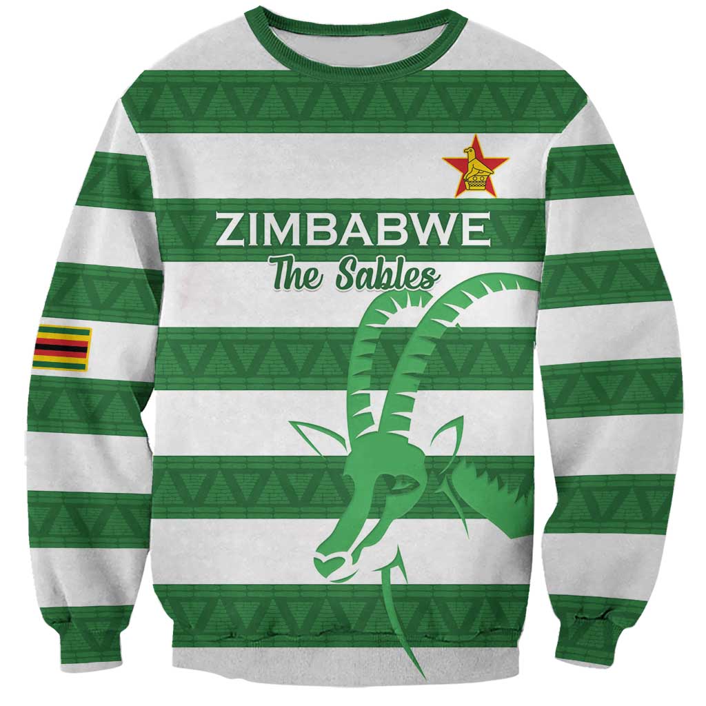 Zimbabwe Rugby Custom Sweatshirt Go Sables Go