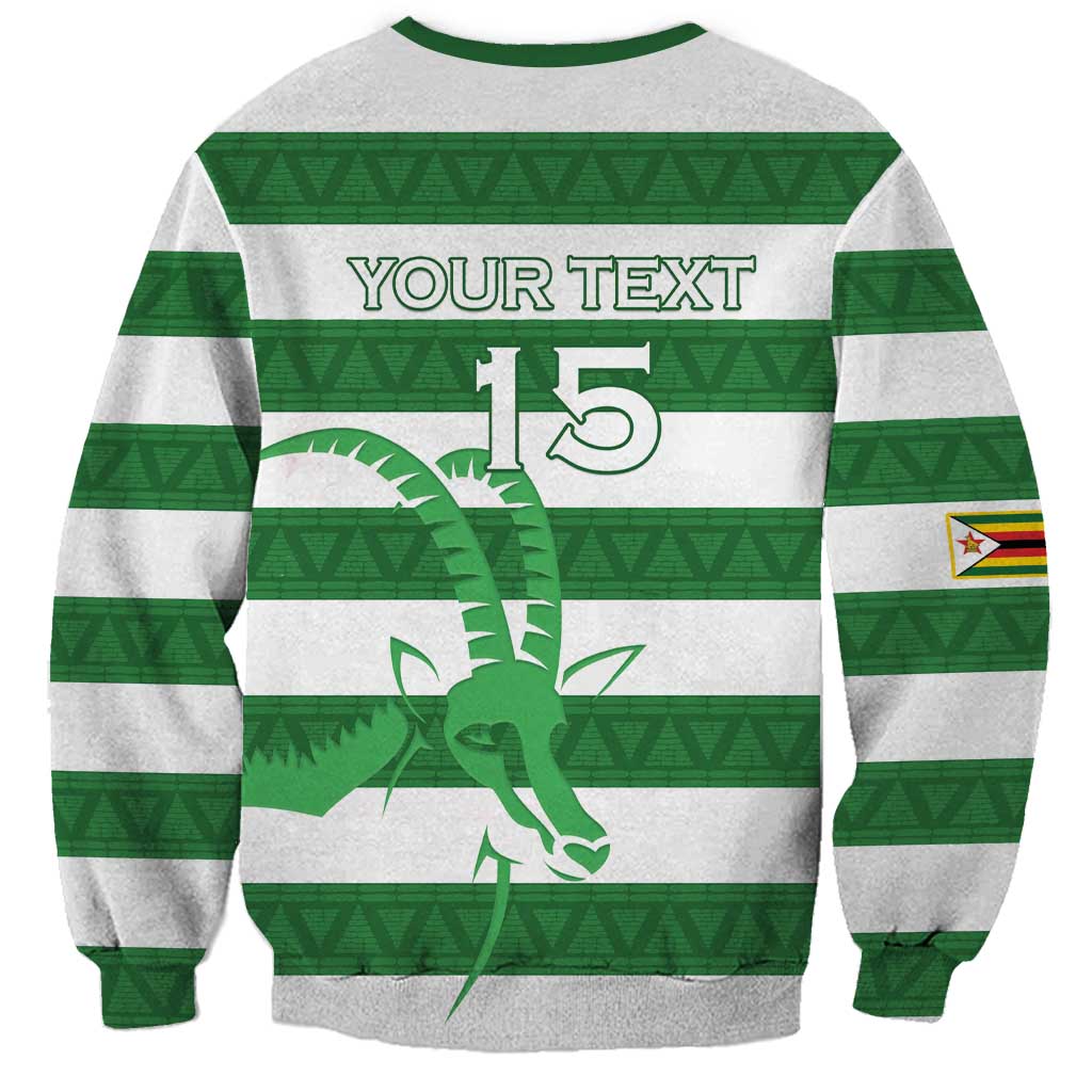 Zimbabwe Rugby Custom Sweatshirt Go Sables Go