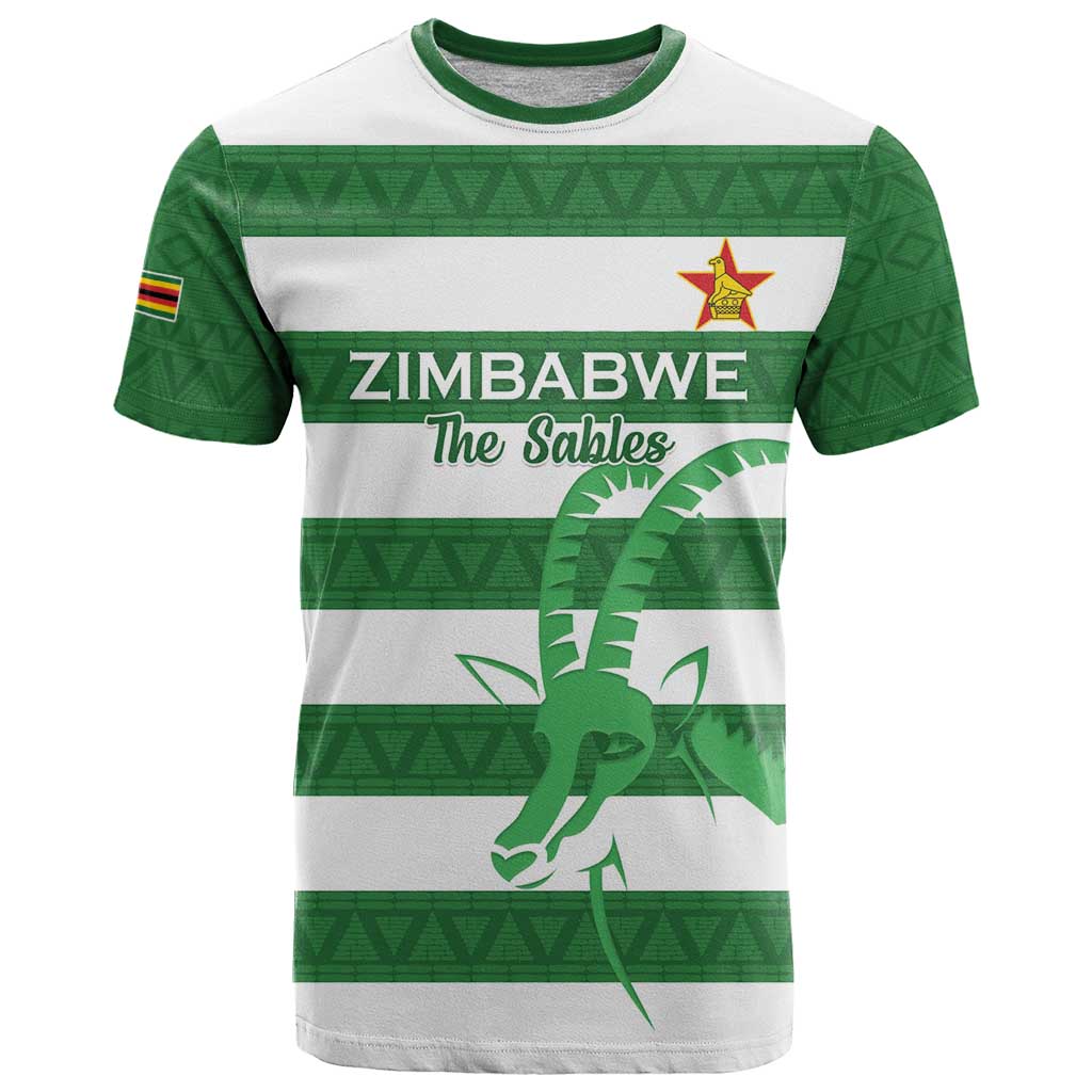 Zimbabwe Rugby Custom T Shirt Go Sables Go