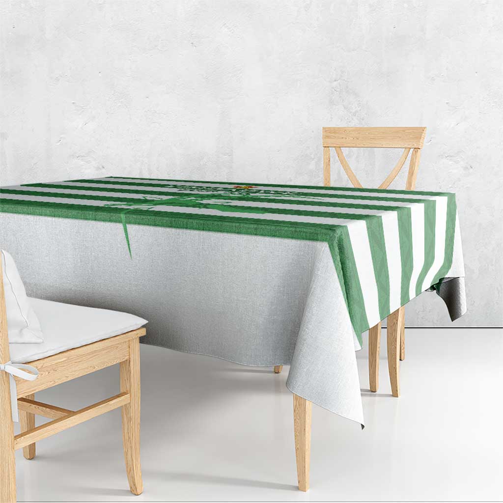 Zimbabwe Rugby Custom Tablecloth Go Sables Go