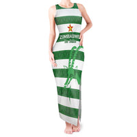 Zimbabwe Rugby Custom Tank Maxi Dress Go Sables Go