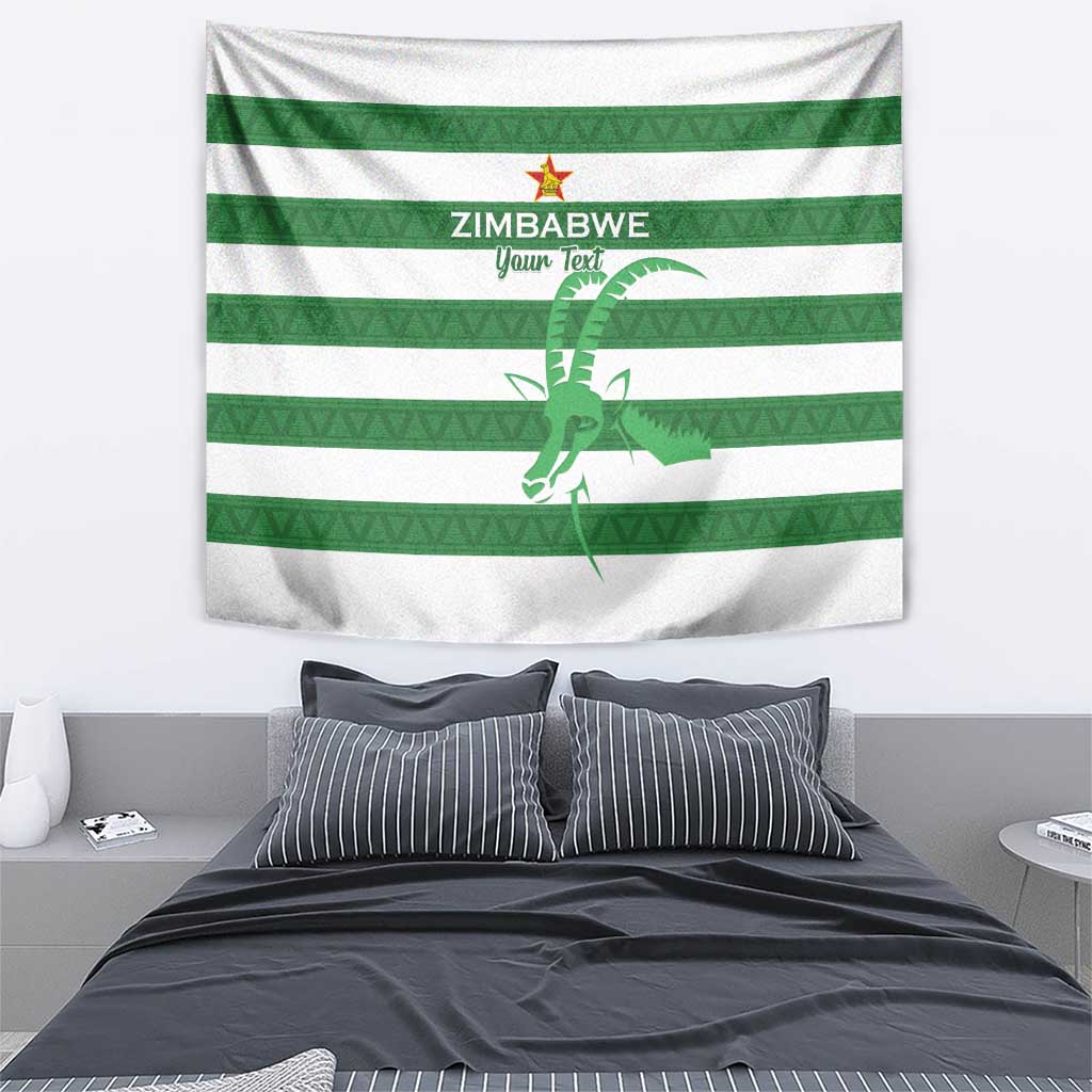 Zimbabwe Rugby Custom Tapestry Go Sables Go