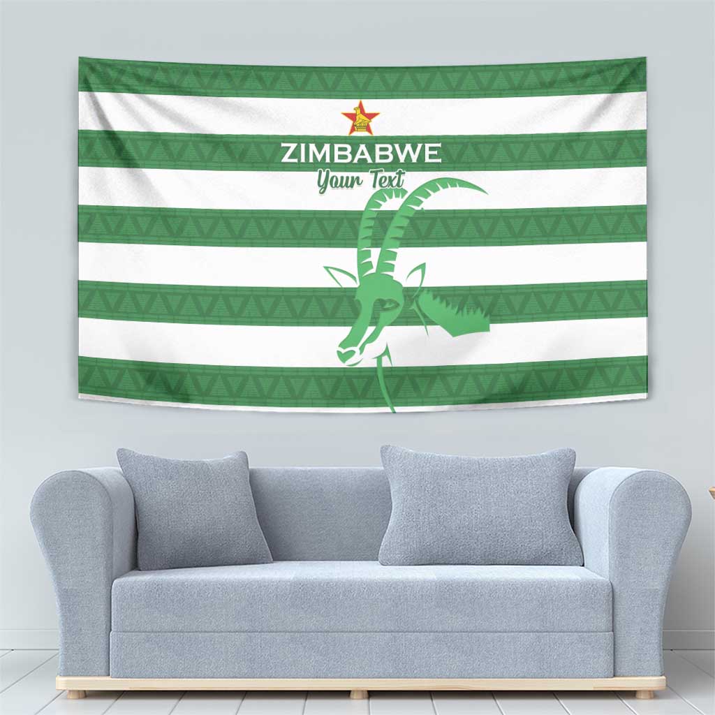 Zimbabwe Rugby Custom Tapestry Go Sables Go