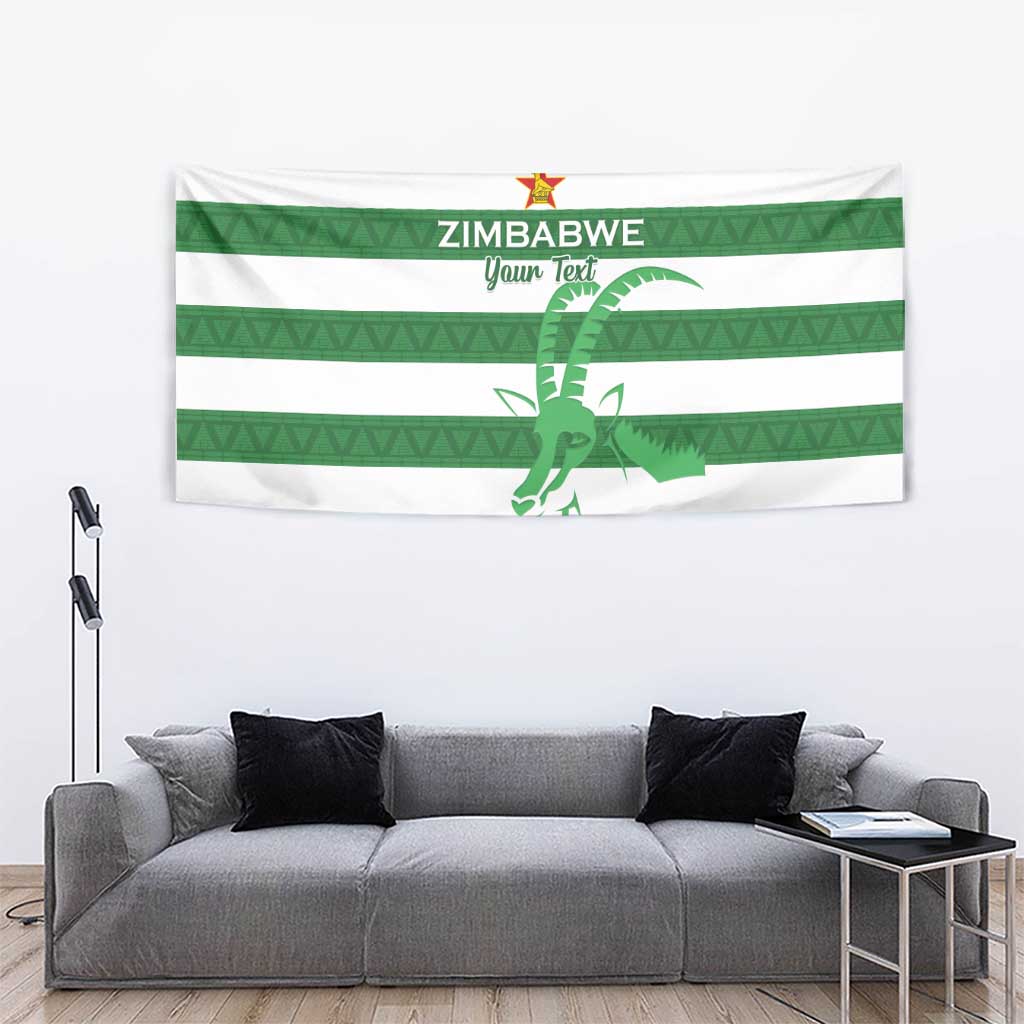 Zimbabwe Rugby Custom Tapestry Go Sables Go